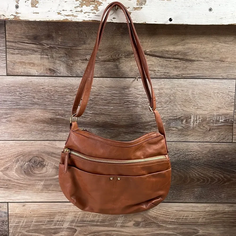 Brown Shoulder Bag, Adjustable Straps